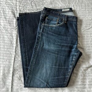 AG Adriano Goldschmied Dark Blue Straight Jeans